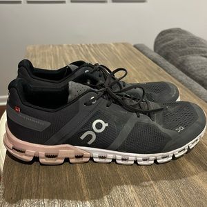On Running Womens Cloudflow Mesh Rock Rose Trainers